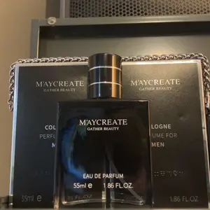M'AYCREATE Men's Eau De Toilette 55ml Azure Sea Salt Freshness Knight Woodsy Deep Scent Long Lasting Marine Classic Fragrance with Lemon Cedarwood Notes Ideal for Spring Summer Outings