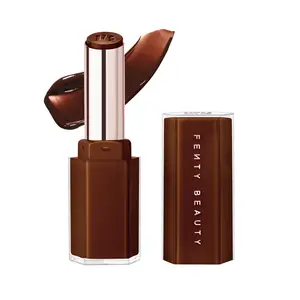 Fenty Beauty Gloss Bomb Stix High-Shine Gloss Stick — Hot Chocolit — rich brown chocolate shade — glossy lipstick