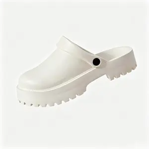 2026 new 2-in-1 back strap mules made of lightweight EVA, featuring non-slip thick soles and a slip-on design for all-day comfort, suitable for both indoor and outdoor use.