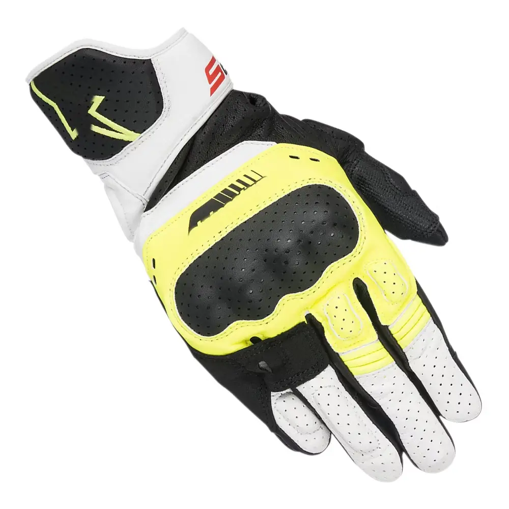 black, white and yellow