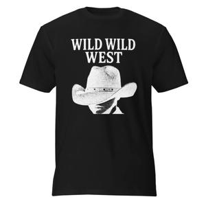 Wild Wild West Graphic Short Sleeve Cotton Tee-Streetwear Aesthetic