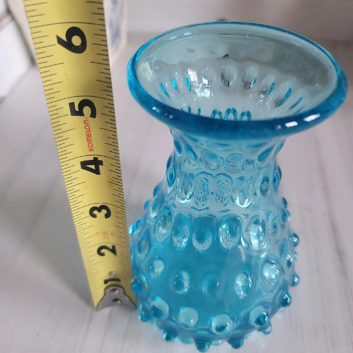 Vintage Empoli  Hobnail Vase