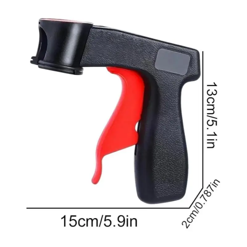 Portable assisted spray - Turn Any Spray Can Into a Pro Spray Gun –home improvement tools - Ergonomic Trigger Handle for Smooth, Even & Fatigue-Free Painting, 2 in 1 package