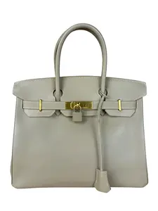 Pre-owned HERMÈS na Shoulder Bags Hermes Birkin 30 Argile Box Brushed Gold 2003