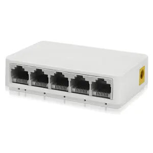5-port 100Mbps Ethernet switch for home network monitoring and home office use