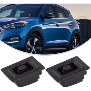 2Pcs Black Car Exterior Door Handle Buckle Induction Button Fit for Hyundai Tucson 2015-2020 Car Accessory Buttons Exterior Door Handles (2)