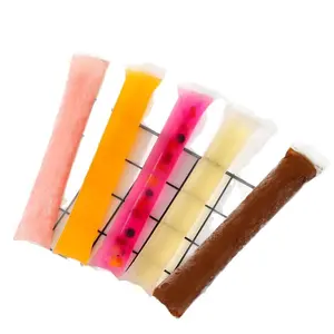 100Pcs BPA-Free Ice Candy Bags, Leakproof DIY Popsicle Molds