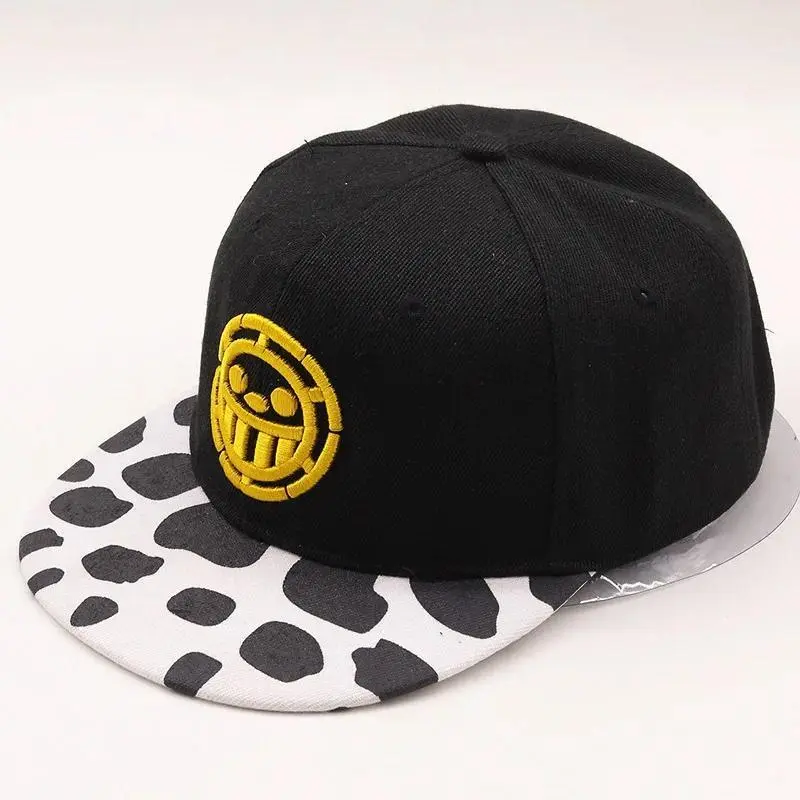 Trafalgar D. Water Law Hat Cosplay Anime Baseball Hat Neutral Adjustable Sunshade Hat Duck Tongue Hat