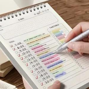 2026 Spiral Bound A5 Planning Notebook, Daily & Monthly Agenda, Includes Goal Tracker, Schedule, Financial Planner, Perfect for Adults