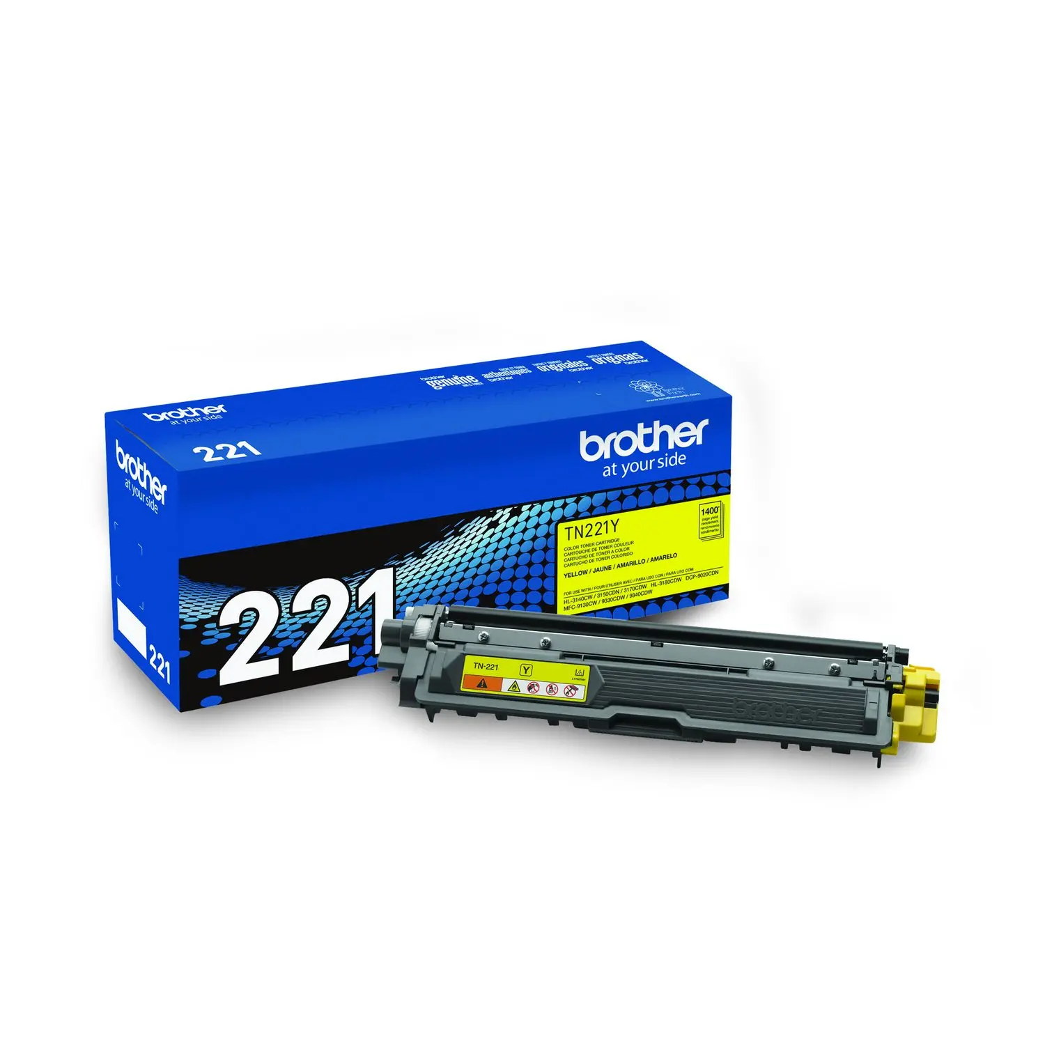 Brother TN221Y Standard Yield Yellow Toner
