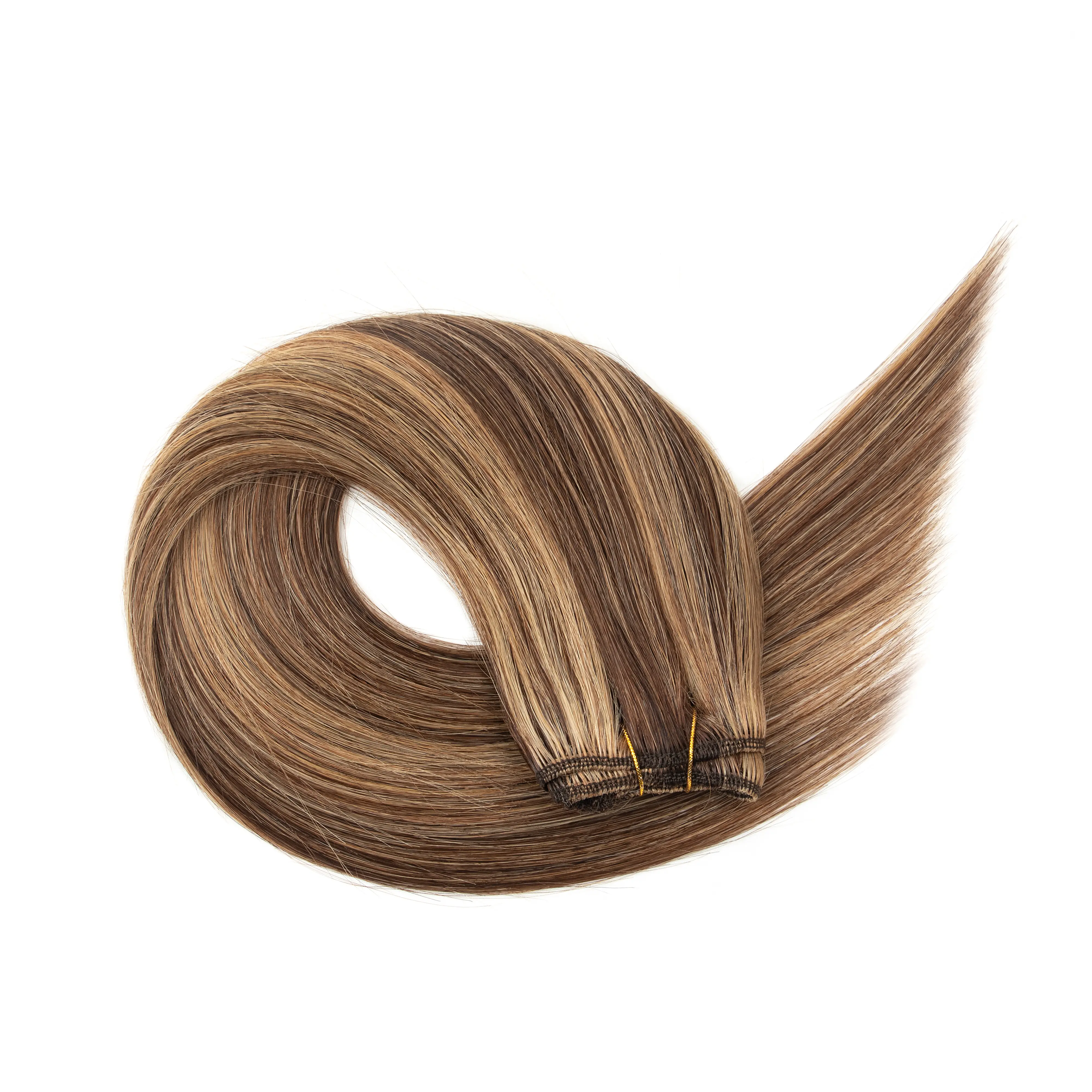 Natural Straight Virgin Indian Human Hair Bundle, 50 g/bundle, 12-22 in (18 in Option), Full Density, Silky Straight, No Tangle No Shedding, Stays Soft After Multiple Washes, Long-Lasting