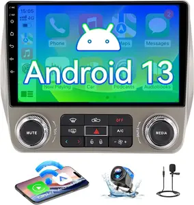 Android 13 Car Stereo Radio Compatible with Chevrolet Camaro 2010 2011 2012 2013 2014 2015, 9 Inch Touchscreen Support Bluetooth/Wireless CarPlay Andriod Auto/GPS/WiFi/Mirror Link/Backup Camera