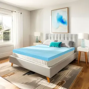 SUBRTEX Home Comfort Gel-infused Memory Foam Mattress Topper mattress topper