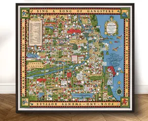 Chicago's 1931 Gangland Map