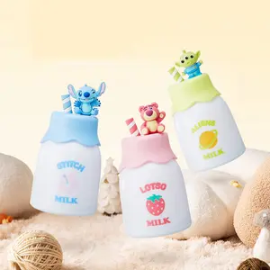 Disney Fluffy Season Series Milky Night Light – Cute Warm Glow Bedside Lamp, Perfect Gift for Disney Fans, Soft Silicone Touch Lamp for Nursery & Bedroom! Summer Vibes