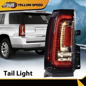 Driver Side Tail Light Assembly, Vehicle Car Lighting Accessories with LED Backlights, Fit for 2015-2020 GMC Yukon, GMC Yukon XL