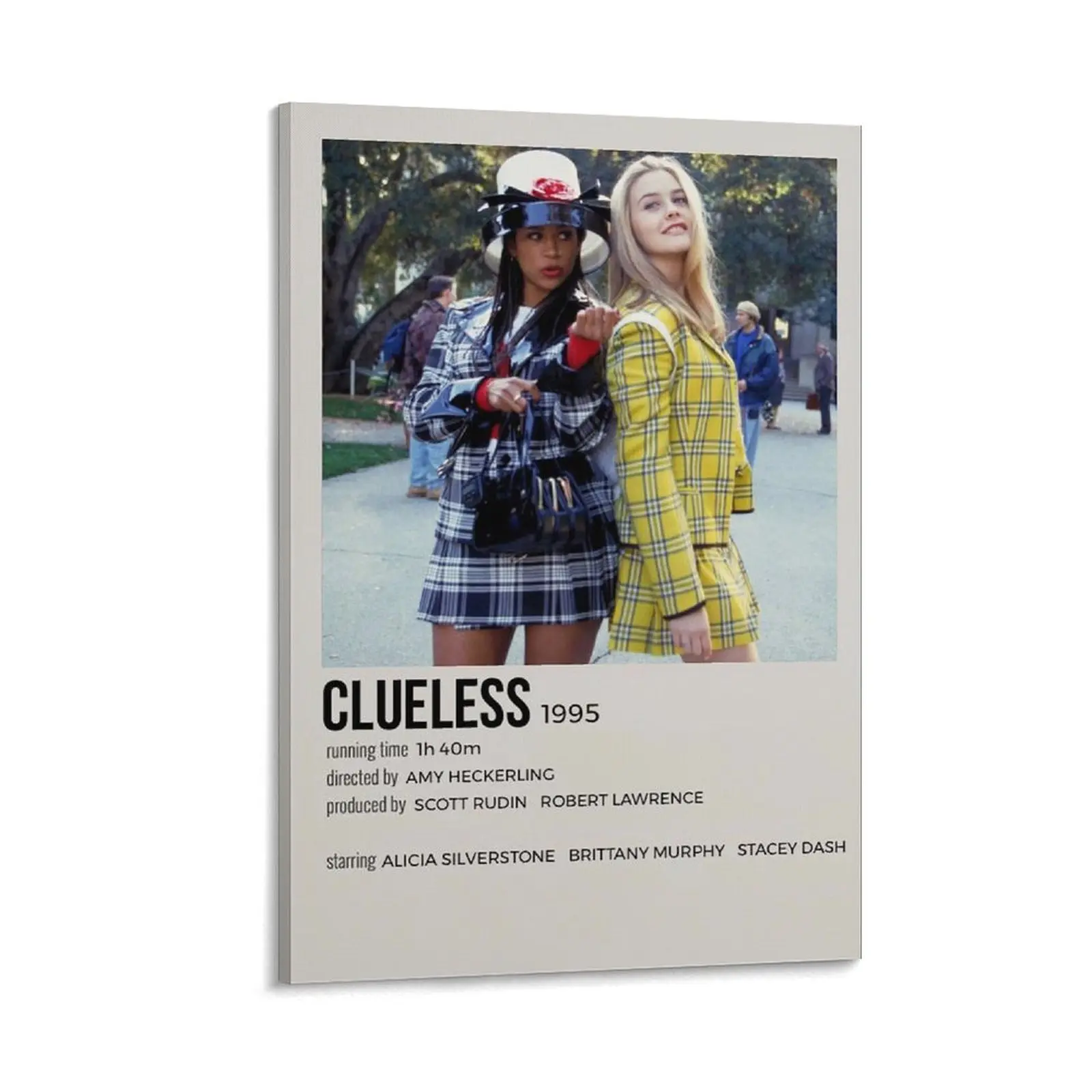 Clueless Canvas Poster (14) - Frame-Style Home Decor, Bedroom Office Wall Art, Artistic Photo Ornament Gift for Home Supplies