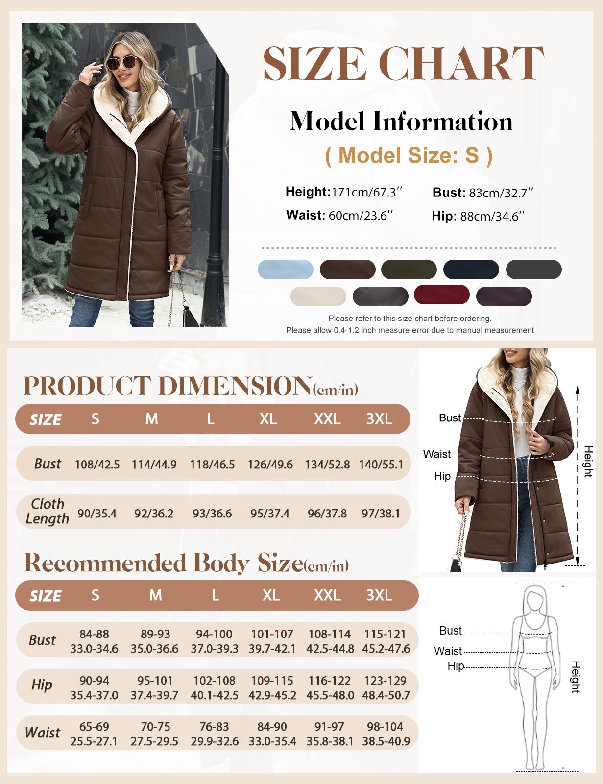 UMIPUBO Women's Long-Sleeve Casual Fit Faux Sherpa Lined Hooded Puffer Parka, Warm Quilted Full-Zip Everyday Winter Outer Coat with Pockets, Stylish Design, Jackets