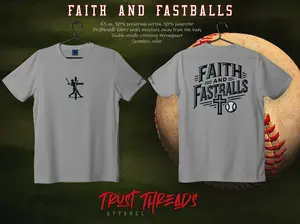Faith and Fastballs Baseball T-Shirt Performance