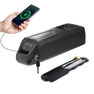 48V Ebike Battery 10Ah 15Ah Lithium Ion Battery Pack for 0-1200W Electric Bike Mountain Road Commuter Replacement Battery with Fast Charger 30A BMS Protection LED Battery Indicator Safety Lock Long Range High Capacity Power