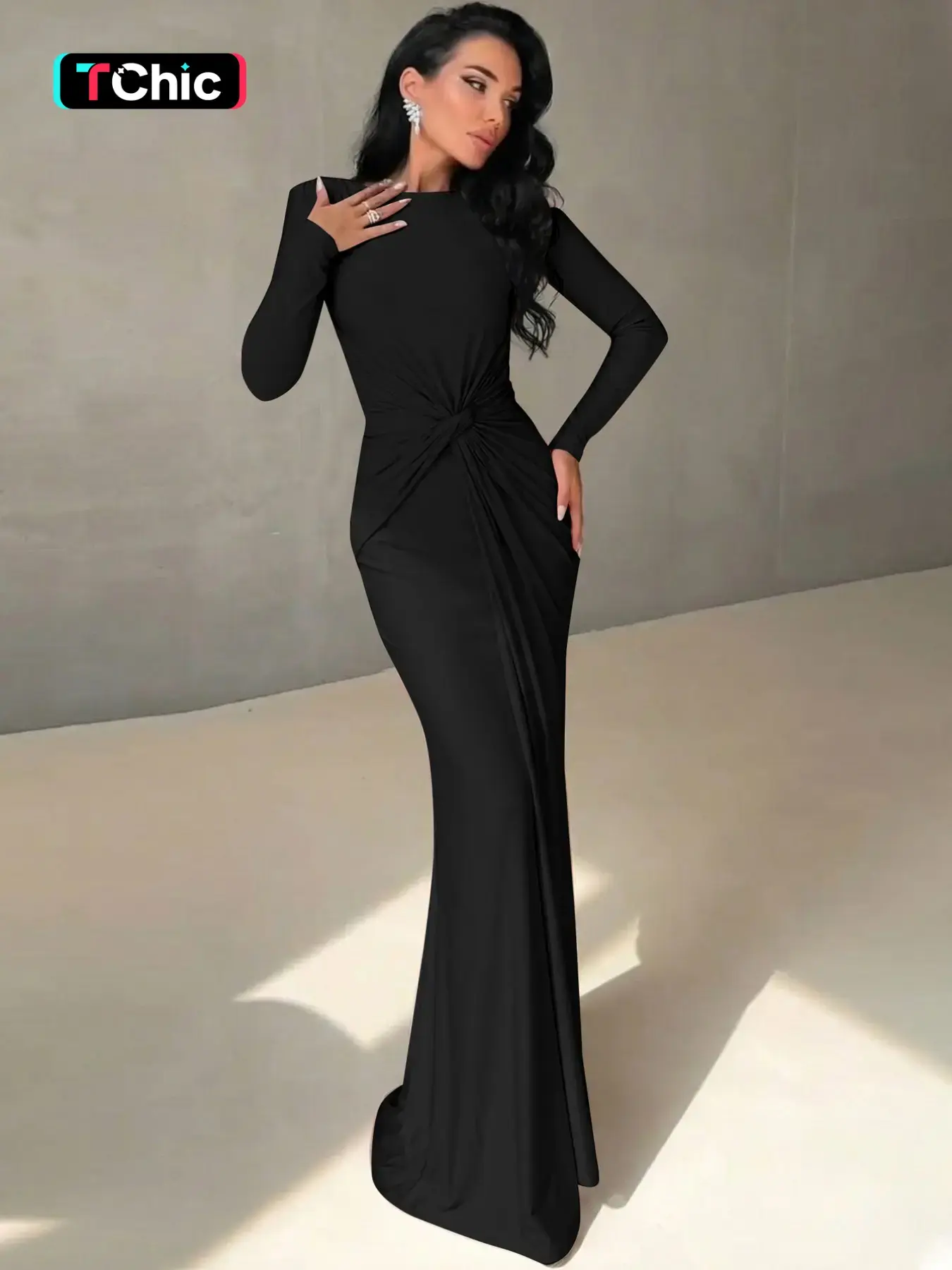 Long sleeve dresses fashion nova - TikTok Shop