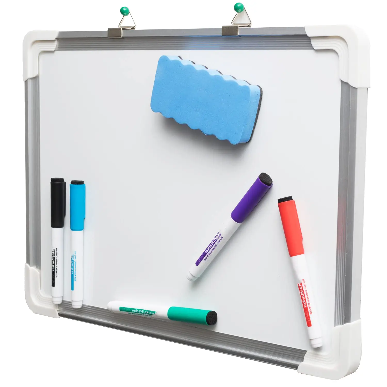 Magnetic Office Fridge Large Marker Dry Eraser Whiteboard Lap Board 15x12 inch