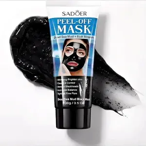 Mineral Enriched Dead Sea Mud Peel-Off Mask, For All Skin Tones - Natural Skin Clearing, Refreshing Sensation, Gentle Smoothing & Glow Boosting, Travel Single Pack