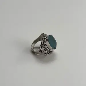 GAIA Raw Aquamarine Ring