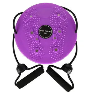 Twist Board with Resistance Bands – Portable Full-Body Core Workout at Home