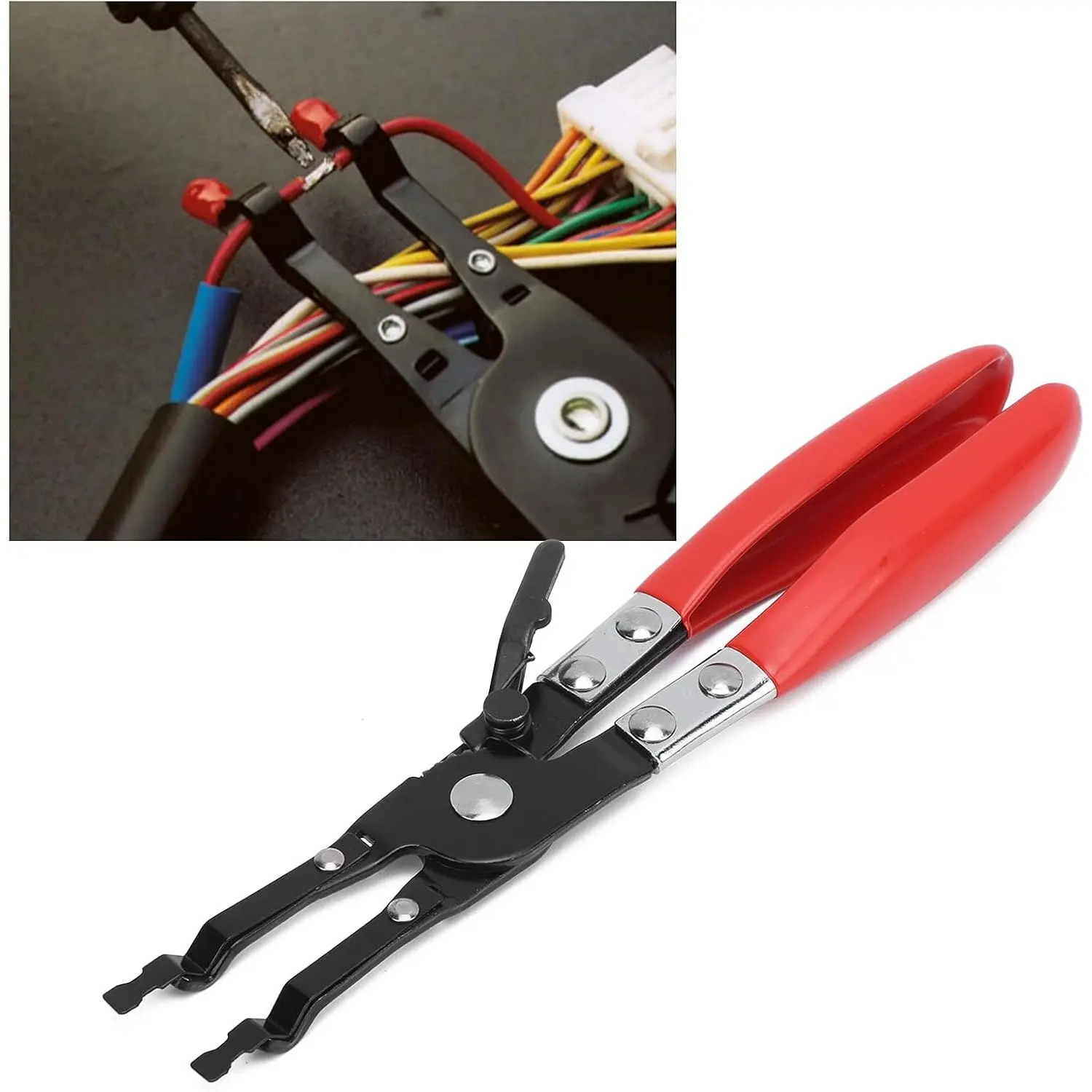 Car Soldering Pliers, Metal Soldering Plier Multi-Function Wire Welding Clamp Pick‑Up Aid Tool Wire Welding Pliers For Automobile Maintenance Repairing Tool