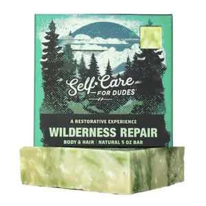WILDERNESS REPAIR - Body & Hair Soap Bar For Men, Restorative, Hand crafted in USA