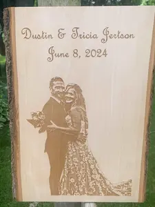 Wedding Wood Picture