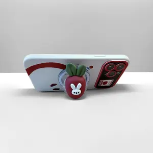 Adjustable cartoon carrot cute magnetic phone holder