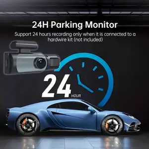 1080P Triple , Car Dash Cam, Front & Interior, Car  with lR Night Vision,Loop Recording, Wide Angle Car DVR  with lPs Screen, Triple Lens CarDashboard Video  motion detection camera porch light