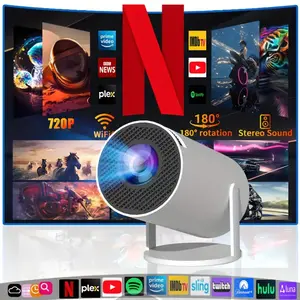 Outdoor Fun Mini Projector with 5G Wi‑Fi and Bluetooth — 720p Full HD, Portable Android Home Theater Audio with Bluetooth Connectivity