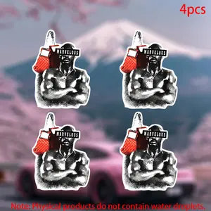 4pcs-Marvelous Boxe Sticker-car stickers for doors, windows, laptops, luggage, furniture and bumpers-durable adhesive vinyl material