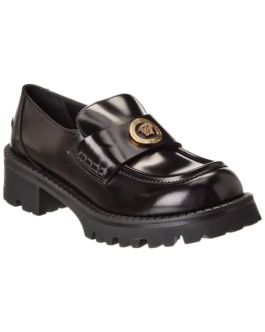 Versace Leather Loafer