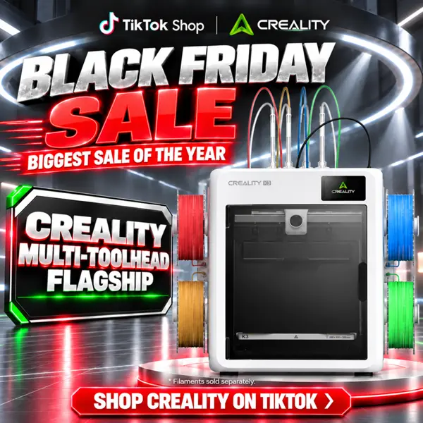 November 2nd. shipment Creality K3 Multi-Material & Multicolor 3D Printer with 4 Rolls Free Hyper RFID Pla Filament,techvibes November 2nd. shipment Creality K3 Multi-Material & Multicolor 3D Printer with 4 Rolls Free Hyper RFID Pla Filament,techvibes