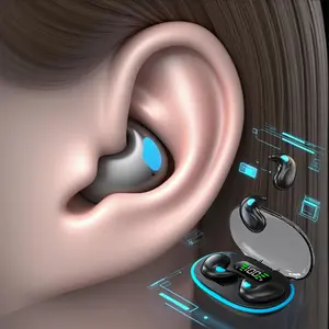 Wireless Headphones, Invisible Bluetooth-compatible Sleeping Earbuds, Noise Cancelling Headphone, Electronic Headset Audio, Back to School Gifts, Gifts for Friends, Gift, Wireless Music Earphones