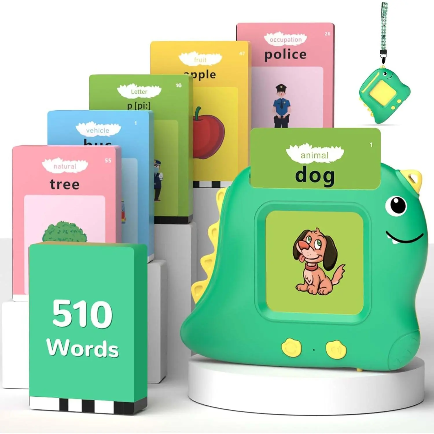 X-ITC22 oddler Toys Talking Flash Cards with 510 Sight Words, Montessori Learning Toys for Toddler 1-3 2-4, Autism Sensory Speech Therapy for Boys Girls 2 3 4 5 6 Year Old Kids Gifts