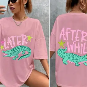 Later Gator Shirt After While Crocodile Catch Phrase Respect The Locals Cute Alligator Girly Boutique Graphic Tee