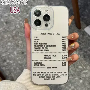Bible Verse Pattern Phone Case, Full Coverage Protective Phone Case, Phone Accessories Compatible with iPhone 11 12 13 14 15 Pro Max