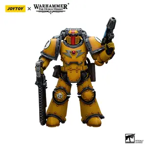 Joytoy 1/18 Abs/PVC Fully Articulating Collectible Action Figure - Imperial Fists Legion MkIII Despoiler Squad Sergeant with Plasma Sidearm, Model JT9084, Ages 12+,summervibes