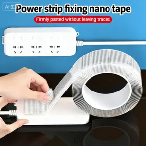 Heavy-Duty Nano Double-Sided Tape, Transparent & Removable, Traceless Adhesive for Walls, Homes, Cars, Offices