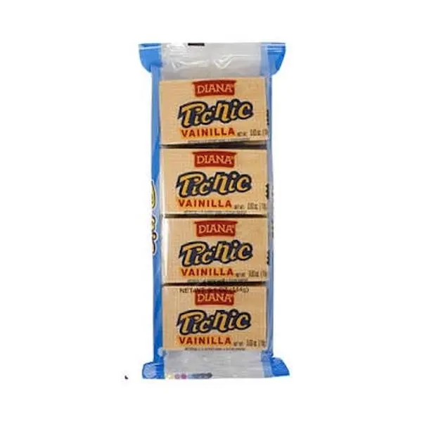 3 Pic•Nic Vanilla sugar wafers - 8 bars