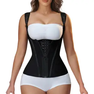 YIANNA Waist Trainer for Women for Tummy bridle Sports Workout Hourglass Vest Waist Cincher with Adjustable Shoulder Strap