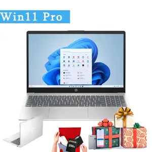 HP 15.6" Laptop | Intel i3-N305, Up to 32GB RAM + 512GB SSD | Win11 Pro for Student & Business,Bundle Accessory,Silver