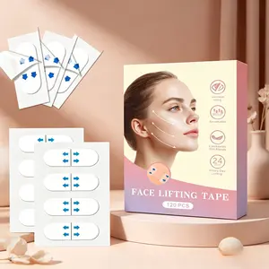 120PCS Invisible Neck & Face Lift Tape | Instant Lifting Wrinkle Reducer for Double Chin, Jowls, Eyes & Neck | Waterproof Skin-Friendly Tape Wearable Under Makeup