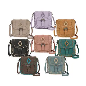 Montana West Crossbody Purse for Women - Stylish Suede Design with Buckle Closure and Adjustable Strap