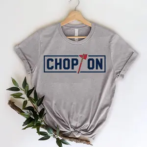 Chop on shirt, Baseball shirt, Atlanta Shirt, Retro Atlanta game day t shirt. Menswear Top Medium Underwear Tshirt Streetwear